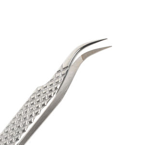 Wholesale XIXI Professional Customized Stainless Steel Eyelash Tools Precision Rounded Non-sticky Tweezer <b>Cluster</b> <b>Lash</b> - Product Image 6