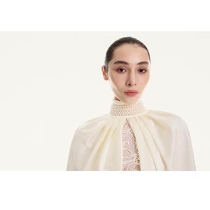 Nuevo Abrigo Largo para Mujer CALLISTA COCOON CAPE, Cuello Mao Regular, Midi, 89% Triacetato, 11% Poliéster, Abrigos para Mujer Invierno - Product Image 2