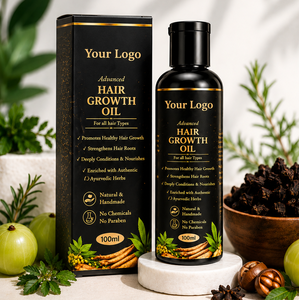 Aceite Avanzado para el Crecimiento del Cabello 100ml, Aceite Natural a Base de Hierbas Contra la Caída del Cabello, Tratamiento para el Recrecimiento del Cabello y Cuidado del Cuero Cabelludo, Fabricación OEM de Marca Privada - Product Image 1