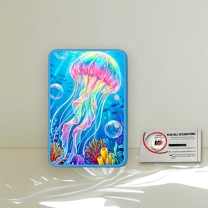 Herramientas Ecológicas para Extensiones de Pestañas: Placas Magnéticas Cuadradas de Acrílico con Diseño Floral y Virutas de Plástico de Colores Personalizadas - Product Image 5