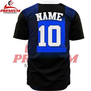 เสื้อเบสบอลแขนสั้นคุณภาพดีแบบซับลิเมชั่น - โพลีเอสเตอร์ 100% ระบายอากาศได้ดี แห้งเร็ว ปรับแต่งโลโก้และงานปักได้ - Product Image 2