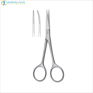Tijeras de Disección Nerviosa, Tijeras Quirúrgicas Finas Manuales de Acero Inoxidable, Microinstrumentos con Certificación CE para Neurocirugía Clínica - Product Image 2
