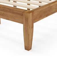 Cadre de lit moderne en bois massif pas cher en provenance du Vietnam |   Conception robuste |   Taille personnalisée |   OEM bienvenus
