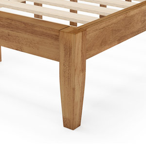 Cheap Rubber Wood <b>Bed</b> <b>Frame</b> from Vietnam | Sturdy Design | OEM Welcome - Product Image 4
