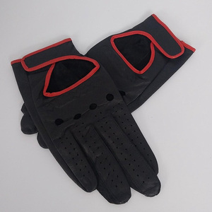 Breathable Leather Wholesale Supplier Premium <b>Men</b>’s <b>Driving</b> <b>Gloves</b> Manufacturer Custom Logo Auto Racing Leather <b>Gloves</b> - Product Image 2