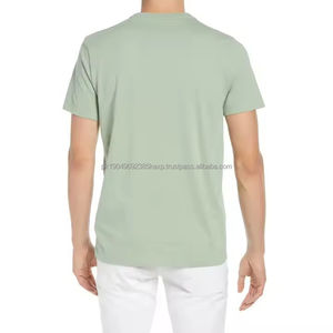 เสื้อยืดคอกลมเรียบง่ายสไตล์ลำลองสำหรับผู้ชาย ไซส์ใหญ่พิเศษ ผ้าฝ้าย 100% เสื้อยืดผู้ชาย - Product Image 3