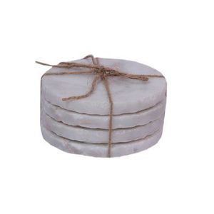 Sous-verres en marbre de luxe de haute qualité, design moderne, pierre naturelle, sous-verres décoratifs pour une énergie positive sur la table. - Product Image 2