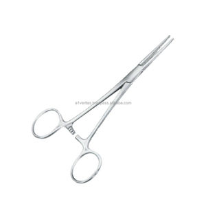 เครื่องมือหนีบหลอดเลือดดำแบบโค้งตรง A-1 VERITAS คุณภาพสูง ทำจากเหล็กกล้าไร้สนิม ใช้ซ้ำได้ |   ที่จับเข็ม - Product Image 4