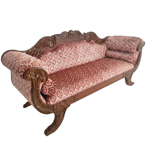 Sofás Cama de Madera de Teca Sólida con Hermosos Tallados, Diseño Moderno y Elegante, Precio al por Mayor - Product Image 2