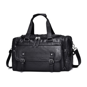 Bolsa de Viaje Deportiva de Lujo Personalizada, Bolsa de Gimnasio Impermeable de Cuero PU para Hombre, Ideal para Fin de Semana o Viajes Cortos - Product Image 2