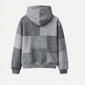 Conjunto Deportivo Personalizado Extra Grande Estilo Vintage para Hombre, Unisex, con Serigrafía, Lavado Ácido, Sudadera con Capucha y Pantalones de Felpa Francesa para Invierno - Product Image 3