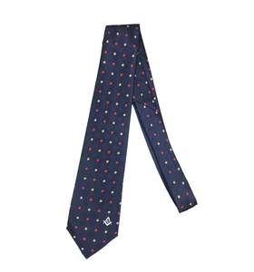 Custom Made Machine Embroidery Masonic Tie Custom Embroidered Silk Formal Freemason Regalia Tie - Product Image 2