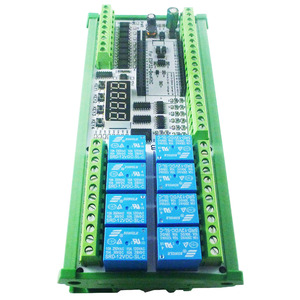 Module d'extension multifonctionnel <span class=keywords><strong>ESP32</strong></span> ES32A08 ES33B08 DC 12V <span class=keywords><strong>24V</strong></span> avec ports numériques et analogiques pour réseau Ethernet WEB MQTT et 4 relais DIY - Product Image 1