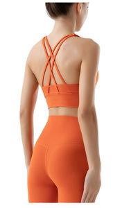 Ensemble d'entraînement personnalisé de haute qualité pour femmes 2026 – Soutien-gorge de sport en nylon et leggings 2 pièces pour yoga, pilates et tenue de sport - Product Image 2