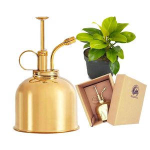 Brass Watering Can With Metal Pump Durable Design For <b>Gardening</b> - Product Image 2