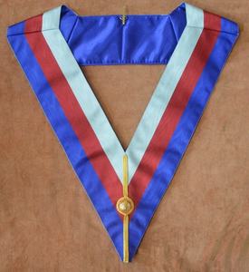 NESTA SPORTS Tablier, Écharpe, Bijoux de poitrine, Collier, Gants et Cravates du Grand Chapitre Royal Arch et du Président du Compagnons Royal - Product Image 4