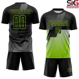 ชุดยูนิฟอร์มฟุตบอลแบบกำหนดเอง – เสื้อฟุตบอลและกางเกงขาสั้นแบบซับลิเมชั่นสำหรับทีม - Product Image 3