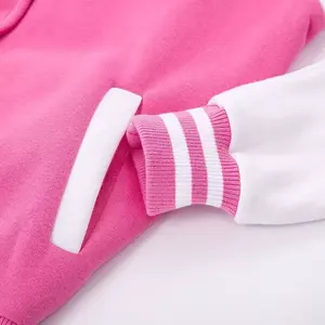 Chaqueta Corta Estilo Varsity para Mujer, Nueva Moda Urbana, Sólida, con un Solo Botón, Tallas Grandes, Impermeable, Cortavientos y Transpirable, de Algodón - Product Image 4