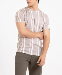 T-shirt ample à manches courtes pour homme, 100 % coton, tissu tricoté de haute qualité, motif élégant, prix attractif - Product Image 4