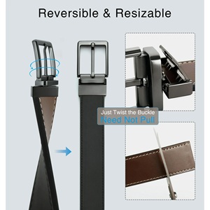 เข็มขัดหนังวัวแท้คุณภาพสูง ดีไซน์ใหม่ สำหรับทุกเพศ  สำหรับผู้ชาย - Product Image 5