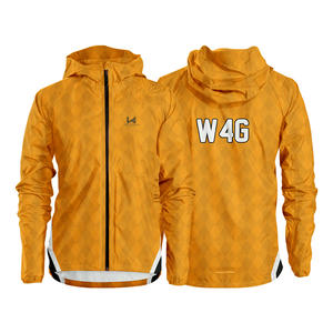 Veste coupe-vent unisexe à capuche, personnalisable avec logo, en nylon enduit 100 %, écologique, séchage rapide, imperméable et respirante, idéale pour le printemps - Product Image 1