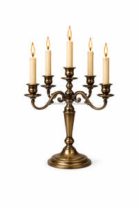 Candélabre décoratif en laiton antique, prix usine indien, grand porte-bougie de table, fournisseur en gros B2B - Product Image 5