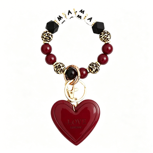 Llavero de Pulsera para Mamá con Impresión UV, Regalo Único para el Día de la Madre, Cuentas de Silicona Ecológicas Personalizadas para Mujer - Product Image 5