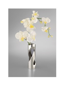 Vase floral élégant en métal, conçu pour les tables à manger, les étagères et la décoration d'appoint du salon - Product Image 1
