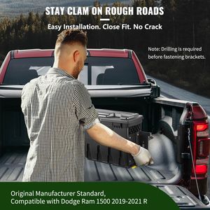 Cassetta Portautensili Personalizzata per Cassone Dodge Ram 1500 2019-2021, Supporto OEM con Coperchio per Uso Esterno - Product Image 6