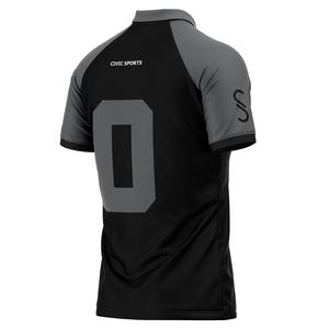 Venta caliente de los hombres de golf para camisetas de polo logotipo bordado personalizado poliéster sublimación impresión tela de punto - Product Image 2