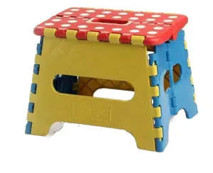Пластиковые Портативные складные стулья для кемпинга, мини-стул для кемпинга, рыбалки, детский ступенчатый стул с индивидуальными или смешанными цветами