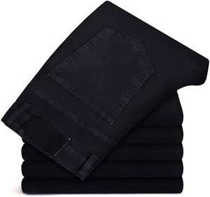Jean droit pour homme, été, uni, décontracté, lavable, séchage rapide, respirant, imperméable, écologique, haute qualité, dernière version - Product Image 5