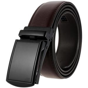 Ceinture en cuir de vachette JECCON pour homme, style décontracté, boucle en alliage, imprimée, durable, largeur 38 mm, motif uni, modèle à détection par aiguille - Product Image 4