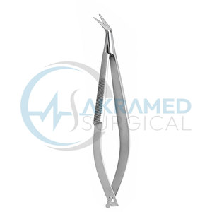 Ensemble d'instruments ophtalmiques Castroviejo TC, ciseaux Noyes, porte-aiguille, usage vétérinaire, réutilisable, manuel, certifié CE - Product Image 6