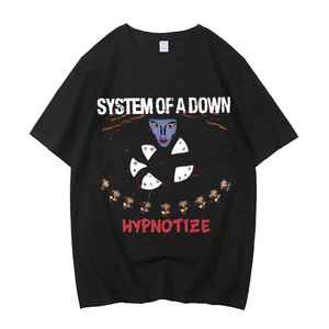 เสื้อยืดคอกลมแขนสั้นพิมพ์ลายการ์ตูน System of a Down สำหรับผู้ชาย ทรงโอเวอร์ไซส์ ผ้าเจอร์ซีย์คอตตอน 100% เป็นมิตรกับสิ่งแวดล้อม ระบายอากาศได้ดี - Product Image 4
