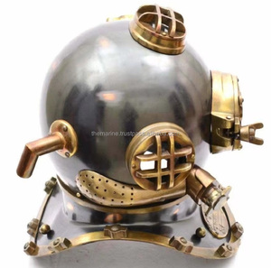 Casco DE BUCEO Mark V antiguo, buzos náuticos, decoración Marina coleccionable, lentes de cristal para buceo, regalo para adultos - Product Image 3