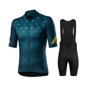 Ensemble de maillot et short de cyclisme unisexe personnalisé, uniforme de cyclisme en gros, tenues de cyclisme à séchage rapide - Product Image 5