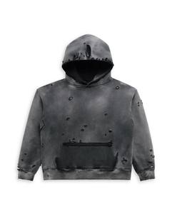 Acid Washed Distressed Hoodie Trending Custom Logo Oversized <b>Vintage</b> Streetwear Fleece <b>Sweatshirt</b> OEM Wholesale Manufacturer - Product Image 1