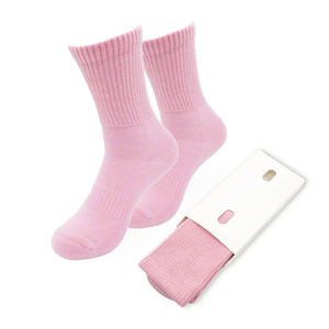 Diabetic Crew <b>Socks</b> for Men and Women Soft Seamless Cotton Loose Top Non Binding Anti Slip <b>Grip</b> Breathable Daily Comfort - Product Image 1