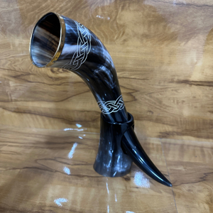 Cuerno Vikingo para Beber, Cuerno para Beber Seguro para Alimentos, para Bodas, Hogar, Hotel, de la India - Product Image 1