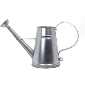 Regadera de metal estilo vintage, adorno de jardín, hierro galvanizado marrón, regadera decorativa retro para plantas de interior y exterior - Product Image 6