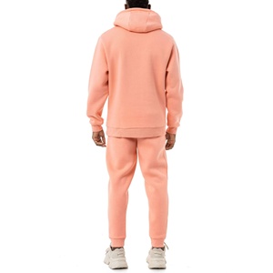 Conjunto Deportivo de Alta Calidad para Hombre, Otoño Invierno, 100% Algodón, Secado Rápido, Dos Piezas, Sudadera con Capucha y Pantalones, Chándal Personalizado con Forro Polar - Product Image 2