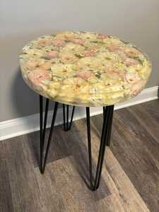 Bouquet de Mariée Personnalisé de Luxe Écologique en Résine Peinte à la Main pour Préservation Florale sur Table - Product Image 3