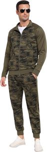 Men's Tracksuits <b>Set</b> Long Sleeve Causal Full Zip Running Sports Sweatsuit For Men 2 Piece Outfits - Product Image 2