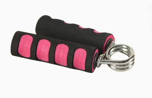 Entrenador de fuerza de agarre ajustable, color rosa con mango antideslizante negro para ejercicios de antebrazo, equipo de fitness - Product Image 2