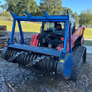 Heavy Duty Diesel Skid Steer Forestry Mulcher with Hydraulic <b>Pump</b> & Motor for Wood Chipping Brush Clearing Forest Maintenance - Product Image 6