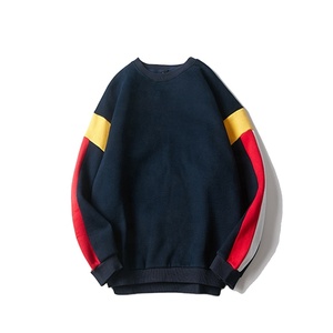 Sudadera con Capucha de Forro Polar Estilo Urbano, Cuello Redondo, Mangas con Bloques de Color, Unisex, para Hombre y Mujer, Diseño Casual - Product Image 1