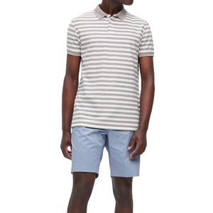 Conjuntos de pantalones cortos informales de algodón 100% para hombre, Polo de manga corta, conjunto de chándal de lavado sólido, conjuntos de 2 piezas para hombre - Product Image 1