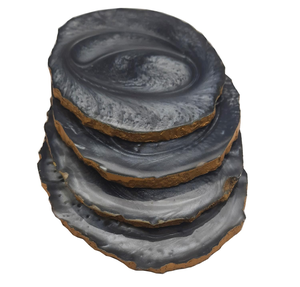 Posavasos de Resina de Alta Calidad, Diseño de Borde Redondo Azul Cielo, Posavasos Hechos a Mano Más Vendidos, Oferta Especial - Product Image 5