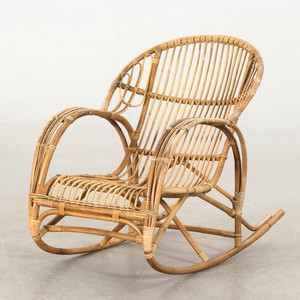 Handwoven garden rocker chair with <b>single</b> seat hot selling rattan recliners rocking chairs - Product Image 6